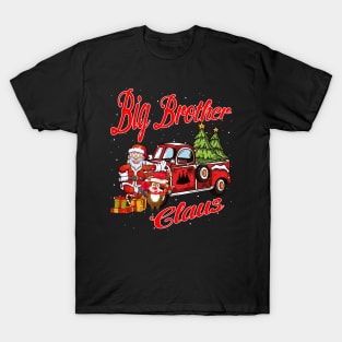 Big Brother Claus Santa Car Christmas Funny Awesome Gift T-Shirt